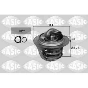 Thermostat d'eau SASIC 3306091 pour OPEL INSIGNIA 2.0 Turbo 4x4 - 250cv