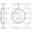 WOKING D61049.10 - Jeu de 2 disques de frein avant