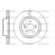 WOKING D61264.10 - Jeu de 2 disques de frein avant