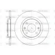 WOKING D6536.00 - Jeu de 2 disques de frein avant