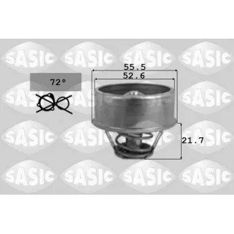 SASIC 3371251 - Thermostat d'eau