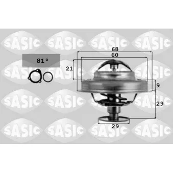 SASIC 3371641 - Thermostat d'eau