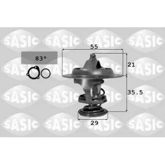 SASIC 3381231 - Thermostat d'eau