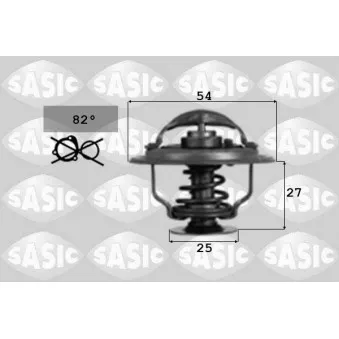 Thermostat d'eau SASIC OEM 500329622