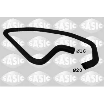 Durite de radiateur SASIC OEM 6464ZA