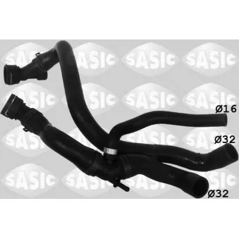 Durite de radiateur SASIC OEM 1J0121049F