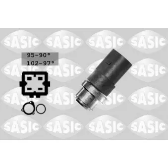 SASIC 3806023 - Interrupteur de température, ventilateur de radiateur