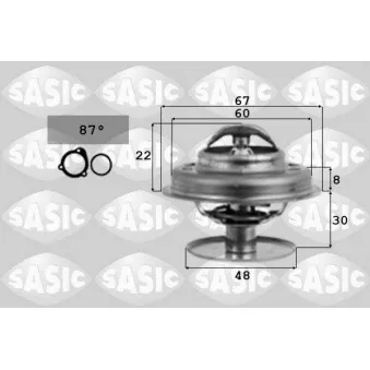 SASIC 4000356 - Thermostat d'eau