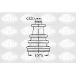 SASIC 4003405 - Soufflets de cardan avant