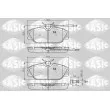SASIC 6214002 - Jeu de 4 plaquettes de frein avant