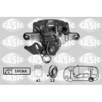 Étrier de frein arrière gauche SASIC OEM 7701050915