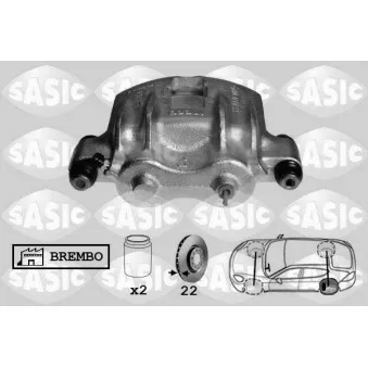 Étrier de frein arrière gauche SASIC OEM 42536175