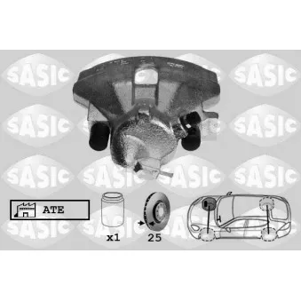 Étrier de frein avant droit SASIC OEM 7M0615124C