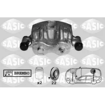 Étrier de frein arrière droit SASIC OEM 42548190