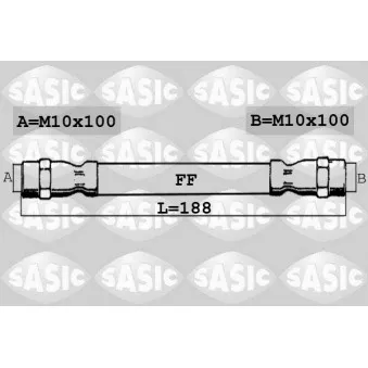 Flexible de frein SASIC OEM 7700416273