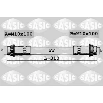 Flexible de frein SASIC OEM 96065