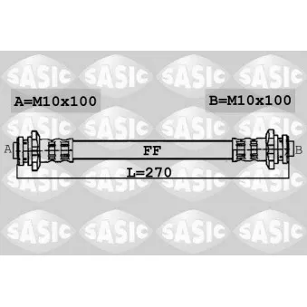 SASIC 6606036 - Flexible de frein