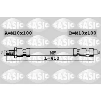 Flexible de frein SASIC OEM 51757836