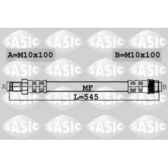 Flexible de frein SASIC OEM 8200673567