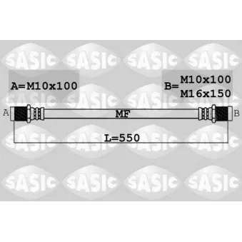 Flexible de frein SASIC OEM 500330389