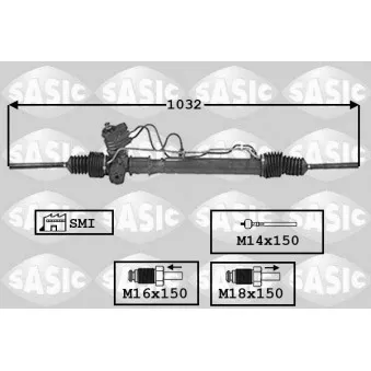 SASIC 7006121 - Crémaillière de direction