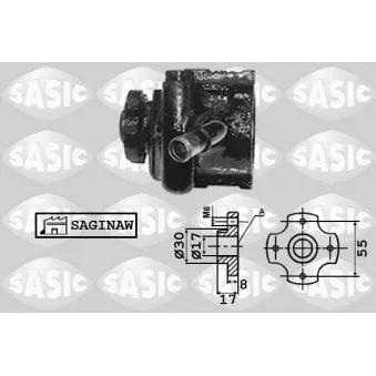 SASIC 7070019 - Pompe hydraulique, direction