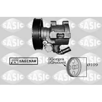 SASIC 7070026 - Pompe hydraulique, direction