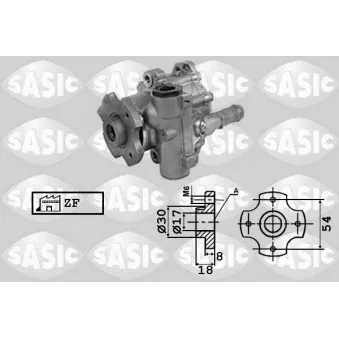 SASIC 7070063 - Pompe hydraulique, direction