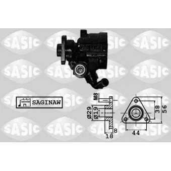 SASIC 7076003 - Pompe hydraulique, direction