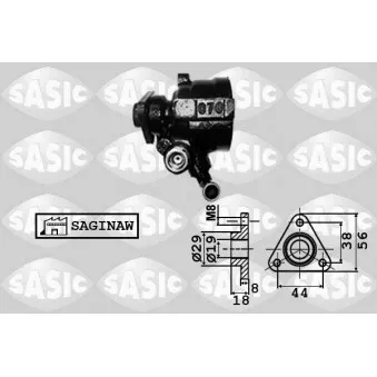 SASIC 7076005 - Pompe hydraulique, direction