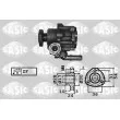 SASIC 7076009 - Pompe hydraulique, direction
