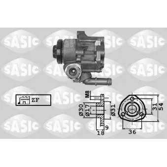 SASIC 7076024 - Pompe hydraulique, direction