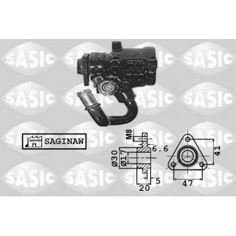 Pompe hydraulique, direction SASIC OEM 948038