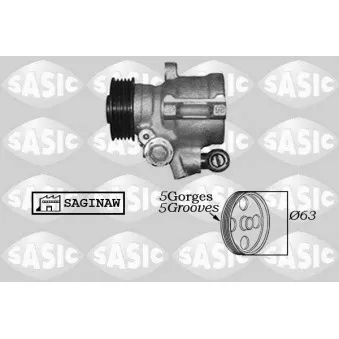 SASIC 7076047 - Pompe hydraulique, direction