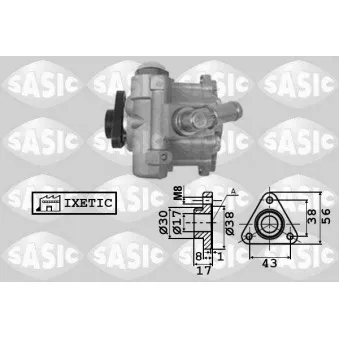 SASIC 7076051 - Pompe hydraulique, direction