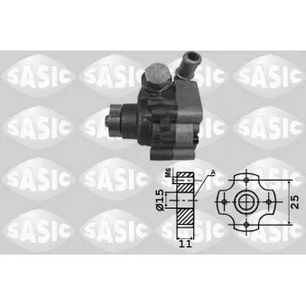 SASIC 7076063 - Pompe hydraulique, direction
