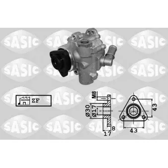 SASIC 7076067 - Pompe hydraulique, direction