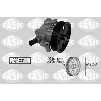 Pompe hydraulique, direction SASIC OEM 1306888