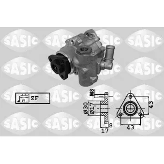 SASIC 7076072 - Pompe hydraulique, direction