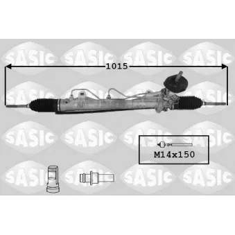 Crémaillière de direction SASIC OEM 490018151R