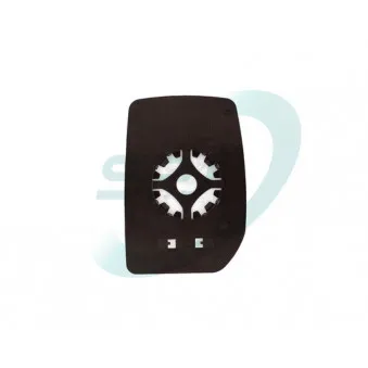 SPJ L-0335 - Verre de rétroviseur, rétroviseur extérieur