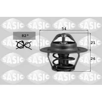 Thermostat d'eau SASIC OEM gts282
