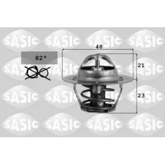 SASIC 9000069 - Thermostat d'eau