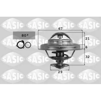 SASIC 9000087 - Thermostat d'eau