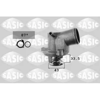 Thermostat d'eau SASIC 9000092 pour MERCEDES-BENZ CLASSE C C 180 - 129cv