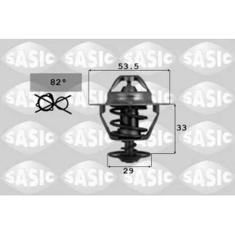 SASIC 9000107 - Thermostat d'eau