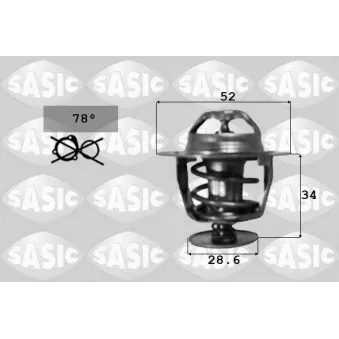 SASIC 9000237 - Thermostat d'eau