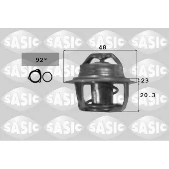 Thermostat d'eau SASIC OEM 036121113a