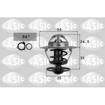 Thermostat d'eau SASIC OEM BSG 90-125-003