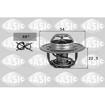 Thermostat d'eau SASIC OEM v25-99-1722